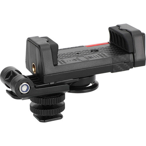 CAMVATE Soporte para Smartphone compatible 2.2 a 3.3 pulgadas con montura zapata caliente y giro 180°