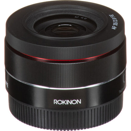 Rokinon AF 35mm f/2.8 FE objetivo para Sony E formato full-frame aut focus