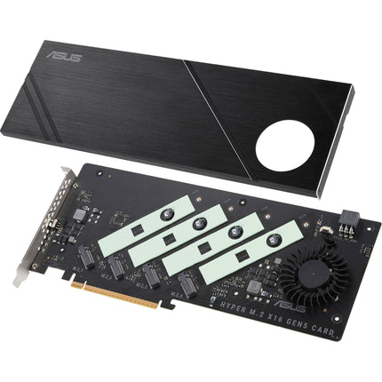 ASUS Hyper M.2 x16 Gen5 Tarjeta PCIe 5.0 4 Ranuras M.2 512 Gb/s