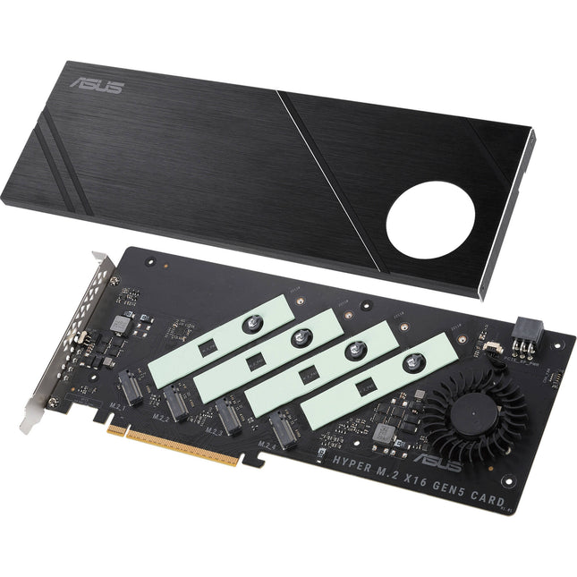 ASUS Hyper M.2 x16 Gen5 Tarjeta PCIe 5.0 4 Ranuras M.2 512 Gb/s