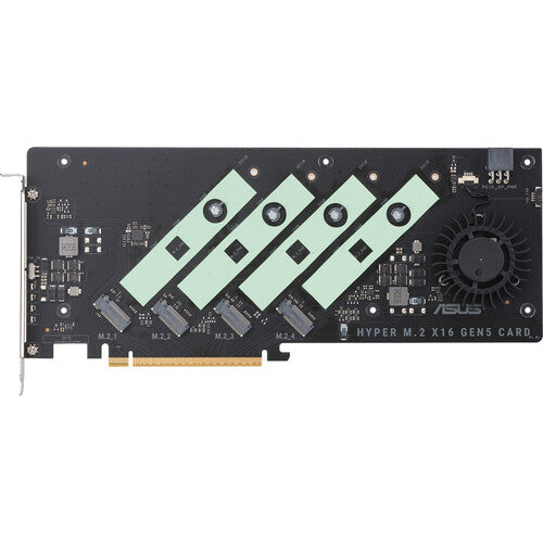 ASUS Hyper M.2 x16 Gen5 Tarjeta PCIe 5.0 4 Ranuras M.2 512 Gb/s
