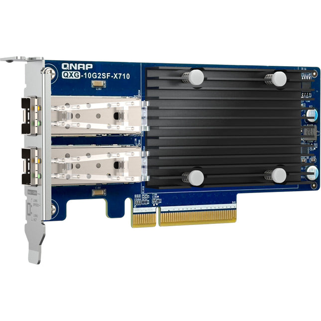 QNAP QXG-10G2SF-X710 Tarjeta Adaptadora de Red 2 Puertos 10G SFP+ PCIe 3.0 x8 20 Gb/s