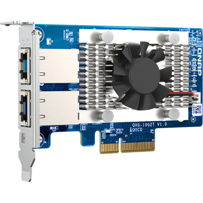 QNAP QXG-10G2T Adaptador de Red 2 Puertos 10G PCIe 3.0 20 Gb/s