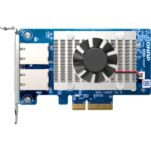 QNAP QXG-10G2T Adaptador de Red 2 Puertos 10G PCIe 3.0 20 Gb/s