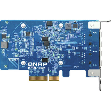 QNAP QXG-10G2T Adaptador de Red 2 Puertos 10G PCIe 3.0 20 Gb/s