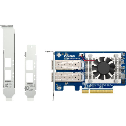 QNAP QXG-25G2SF-E810 Tarjeta Adaptadora Red 2 Puertos 25G SFP28 PCIe 4.0 x8