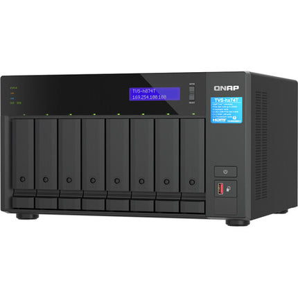 QNAP TVS-h874T NAS 8 Bahías 128TB 7200 rpm SATA III 3.5" HDD