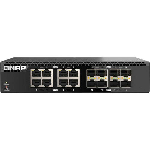 QNAP QSW-3216R-8S8T Switch de Red 16 Puertos 10G 320 Gb/s Rackmount