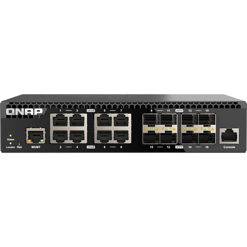 QNAP QSW-M3216R-8S8T Switch de Red Gestionado 16 Puertos 320 Gb/s 1 RU
