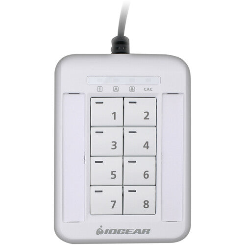 IOGEAR Secure KVM Selector Remoto con Cable de 6 Pies y LEDs Integrados