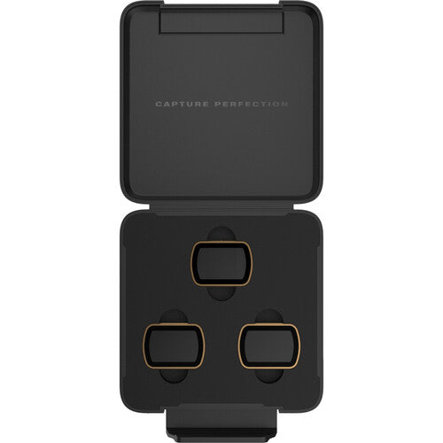 PolarPro Shutter Collection Juego de Filtros ND para DJI Osmo Pocket 3 ND8 ND32 ND128 3-Pack