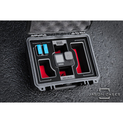 Jason Cases Estuche Rígido para GoPro HERO10 con Espuma Cortada y Ranuras Extra