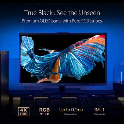 ASUS ProArt Display OLED PA27DCE-K Monitor 26.9" 4K HDR 350 nits 0.1 ms con Calibrador