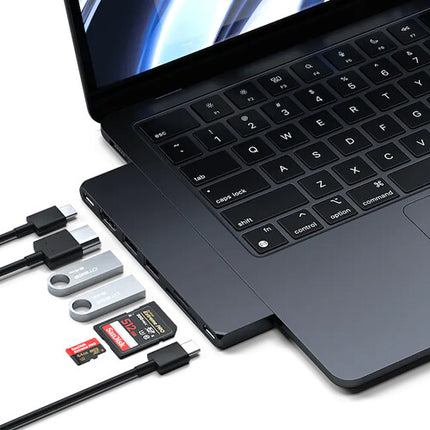 Satechi Pro Hub Slim estación de conexión USB-C USB4 HDMI 4K 60Hz carga 100W
