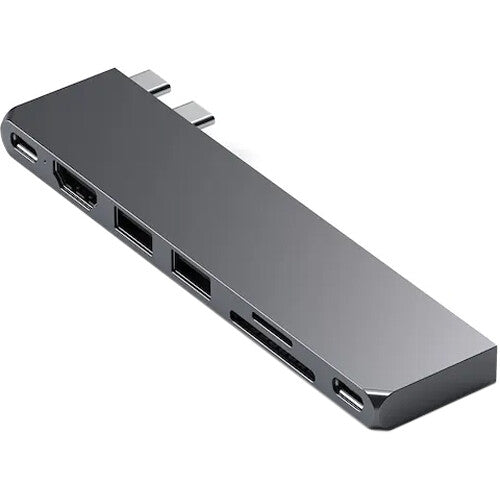 Satechi Pro Hub Slim Space Gray Hub USB-C USB4 HDMI 4K 60Hz 100W carga pasante