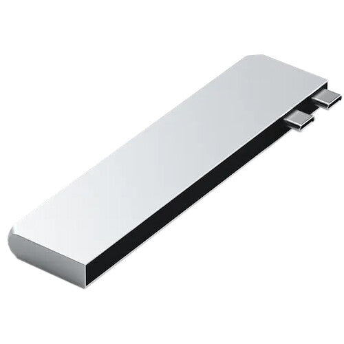 Satechi Pro Hub Slim Silver Hub USB-C con HDMI 4K 60Hz y 100W carga