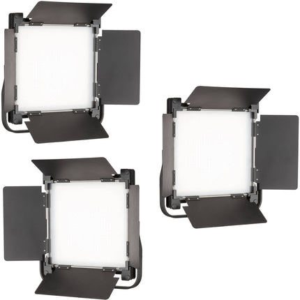 Genaray Square 60 Panel LED Bi-Color 1x1 2700-6500K Kit 3 Luces