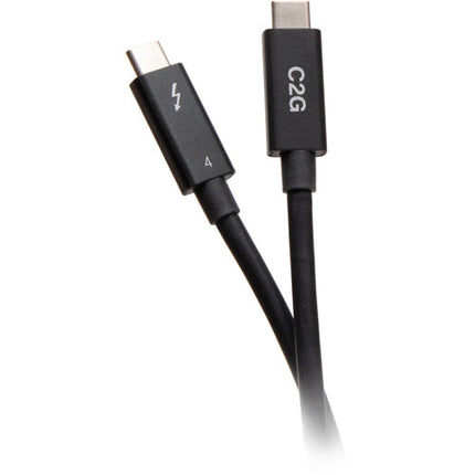 C2G Thunderbolt 4 Cable USB-C 1.5 pies 40 Gb/s 100W PD 4K 60Hz