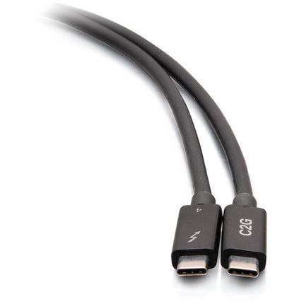 C2G Thunderbolt 4 Cable USB-C 1.5 pies 40 Gb/s 100W PD 4K 60Hz
