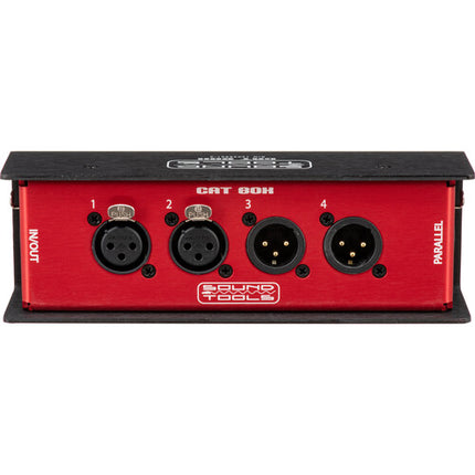 SoundTools CAT Box FMX Caja de escenario analógica 4 canales XLR con phantom power