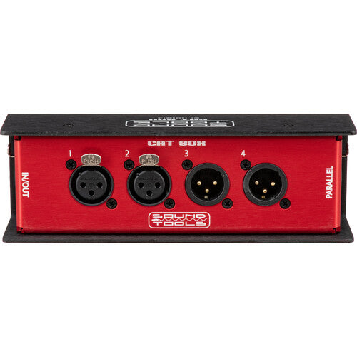 SoundTools CAT Box FMX Caja de escenario analógica 4 canales XLR con phantom power
