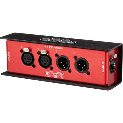 SoundTools CAT Box FMX Caja de escenario analógica 4 canales XLR con phantom power