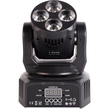 ColorKey Mover Miniwash QUAD 4 RGBW MKII Cabeza Móvil 4 LEDs 12W 25° Haz 2 Pack
