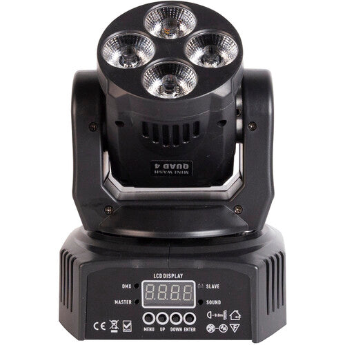 ColorKey Mover Miniwash QUAD 4 RGBW MKII Cabeza Móvil 4 LEDs 12W 25° Haz 2 Pack