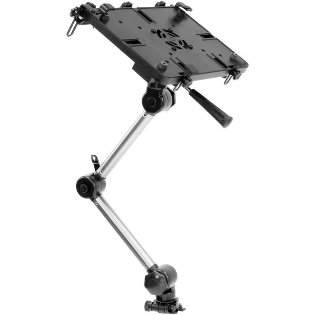 Mount-It! Soporte de portátil para vehículo hasta 17 pulgadas con ventilador USB y ajuste 180 grados