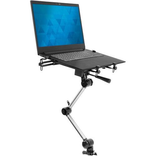 Mount-It! Soporte de portátil para vehículo hasta 17 pulgadas con ventilador USB y ajuste 180 grados
