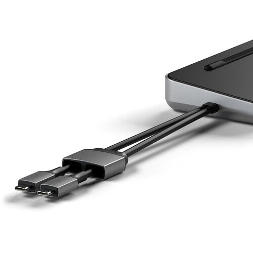 Satechi Dual Docking Stand con SSD NVMe 75W Power Delivery HDMI Ethernet