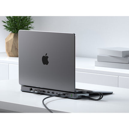 Satechi Dual Docking Stand con SSD NVMe 75W Power Delivery HDMI Ethernet