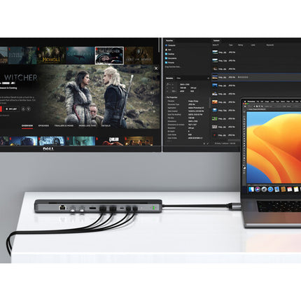 Satechi Dual Docking Stand con SSD NVMe 75W Power Delivery HDMI Ethernet