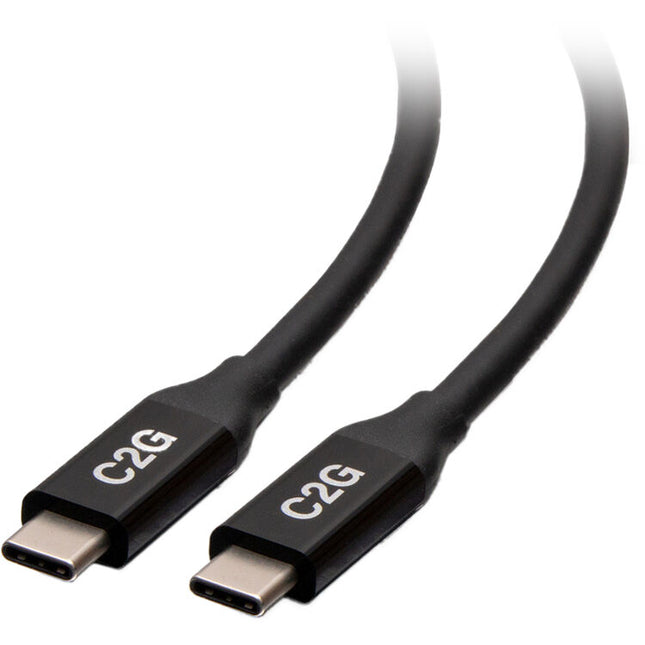 C2G USB4 Cable USB-C Macho a USB-C Macho 2.5 pies 40 Gb/s 100W