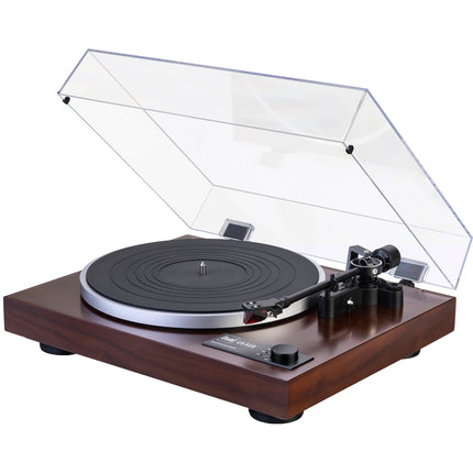 Dual Electronics CS 518 Tocadiscos Manual 33 1/3 45 78 rpm con Cartucho Ortofon 2M Red