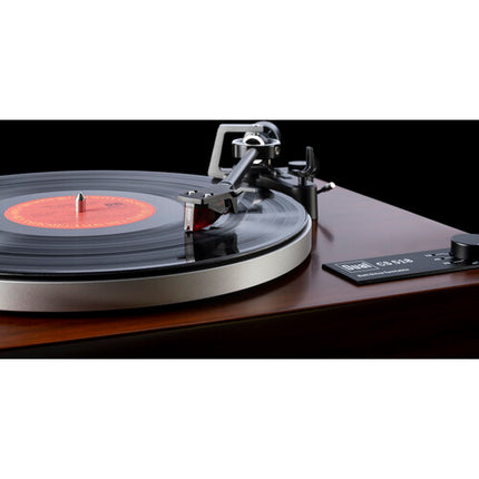 Dual Electronics CS 518 Tocadiscos Manual 33 1/3 45 78 rpm con Cartucho Ortofon 2M Red