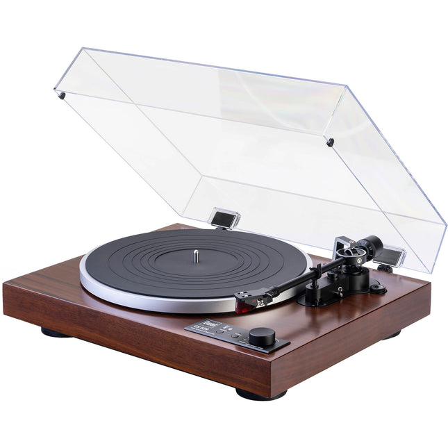 Dual Electronics CS 529 Tocadiscos Automático Tres Velocidades Bluetooth Walnut