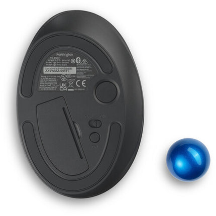 Kensington Pro Fit Ergo TB450 Ratón Ergonomico Trackball 1600 dpi Bluetooth USB-A
