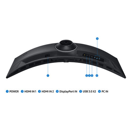 Samsung Odyssey G95C 49" Monitor Curvo Gaming Ultrapanorámico Dual QHD HDR 240 Hz