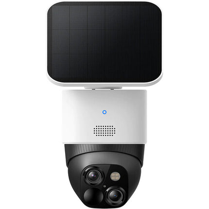 eufy Security S340 Cámara Dual Exterior con Panel Solar 360° y 8GB