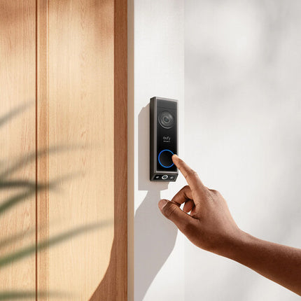 eufy Security E340 Timbre de Video Wi-Fi 2K Batería Dual Cámara 8GB almacenamiento