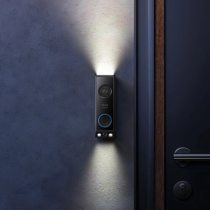 eufy Security E340 Timbre de Video Wi-Fi 2K Batería Dual Cámara 8GB almacenamiento