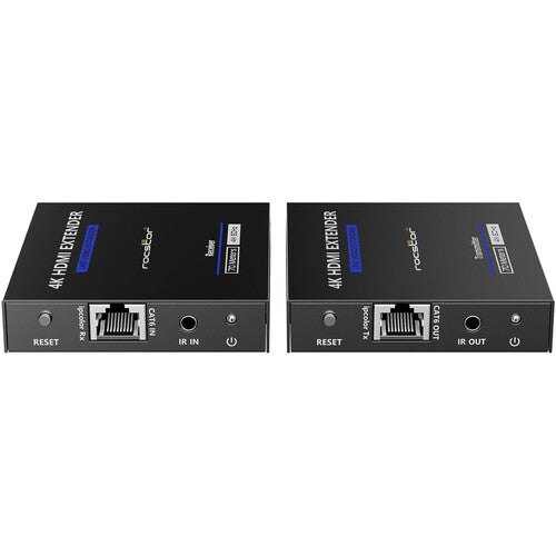 Rocstor TrueReach Kit Extensor HDMI 4K60 UHD 131 pies con IR HDMI sobre Cat 6