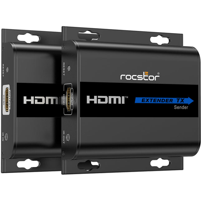Rocstor TrueReach Extensor HDMI sobre Cat 6 Kit 1080p60 hasta 120 m con IR