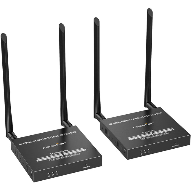 Rocstor TrueReach Kit extensor HDMI inalámbrico UHD 4K60 hasta 50 m