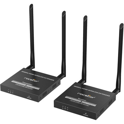 Rocstor TrueReach Kit extensor HDMI inalámbrico UHD 4K60 hasta 50 m