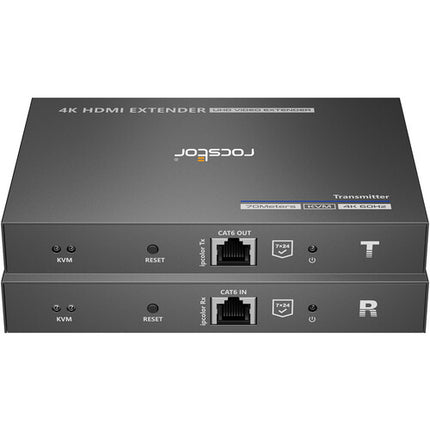Rocstor TrueReach Kit Extensor KVM HDMI 4K60 hasta 70 m con Transmisor y Receptor
