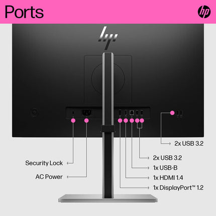 HP E24t G5 Monitor Multi-Táctil 23.8" Full HD 75 Hz IPS Panel