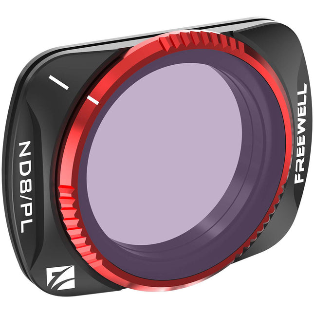 Freewell Filtro ND8 Polarizador para DJI Pocket 3 3 Stops Vidrio Multicapa con Estuche Protector