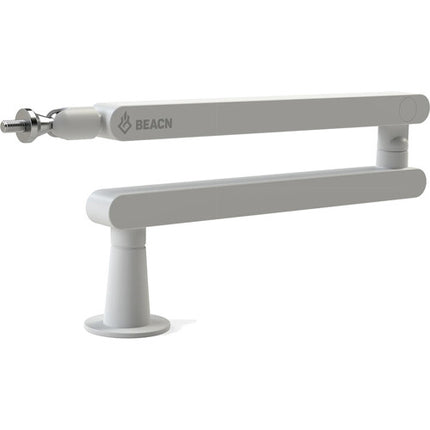 Shure MV7+ Micrófono para Podcast XLR USB con brazo de transmisión blanco